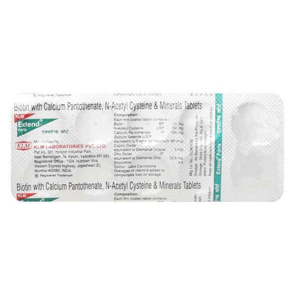 Extend Forte Tablet 10'S