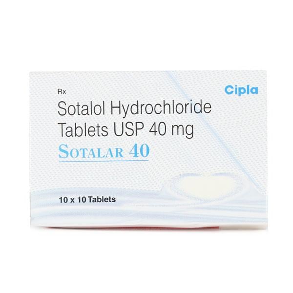 Sotalar 40mg Tablet 10'S