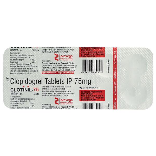 CLOTINIL 75 Tablet 10's