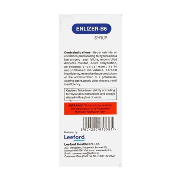 ENLIZER B6 Delicious Pineapple Flavour Oral Solution 100ml