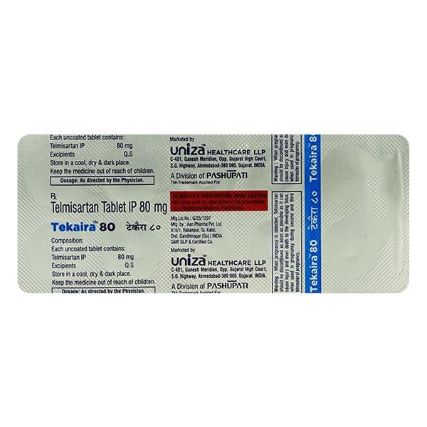 TEKAIRA 80 Tablet 10's