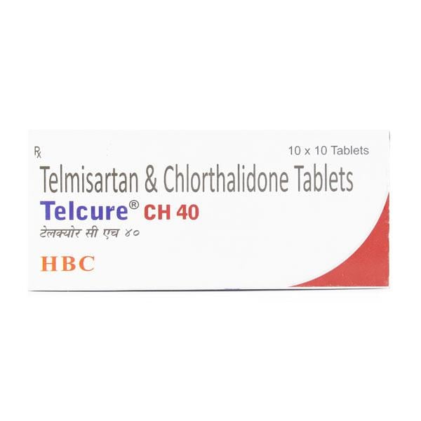 Telcure CH 40/12.5mg Tablet 10'S