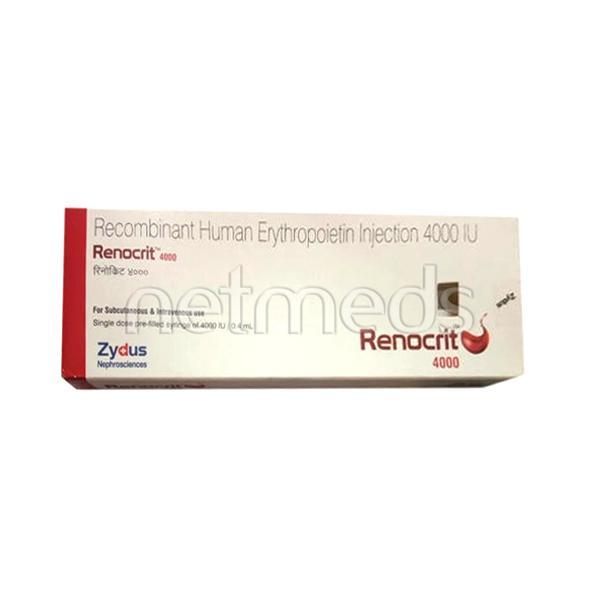 Renocrit 4000IU Injection(Pfs) 1ml