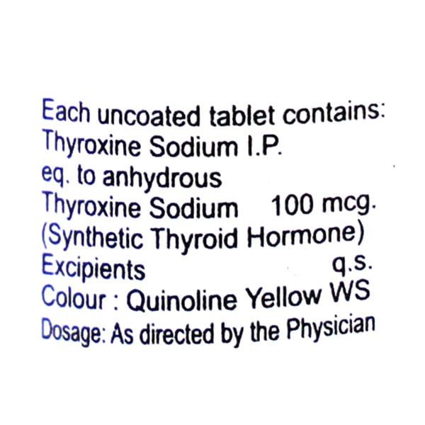 Thyromed 100mcg Tablet 100'S