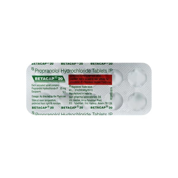 Betacap 20mg Tablet 10'S