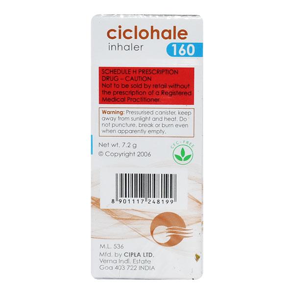 Ciclohale 160mg Inhaler 120Mdi