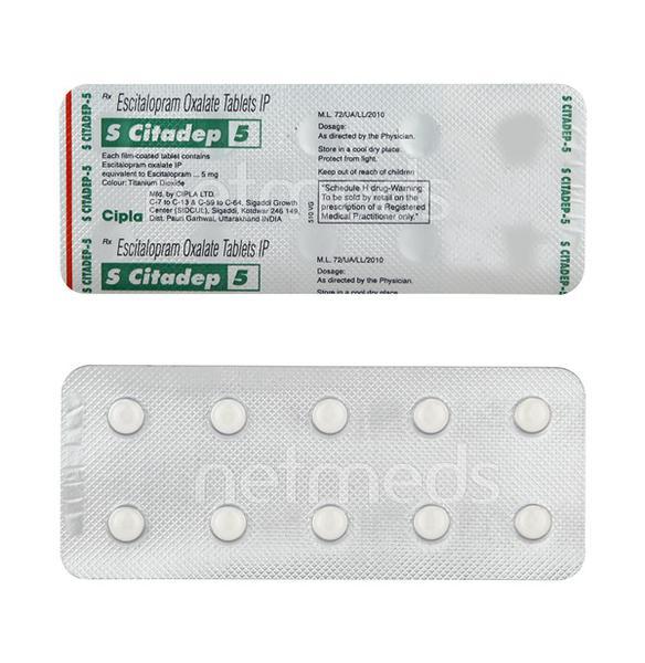 S Citadep 5mg Tablet 10'S