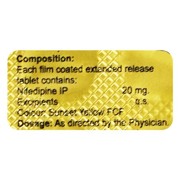 NEFISTAR RETARD 20 Tablet 15's