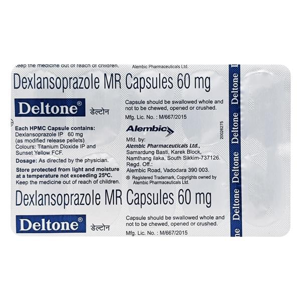 Deltone 60mg Capsule 10'S