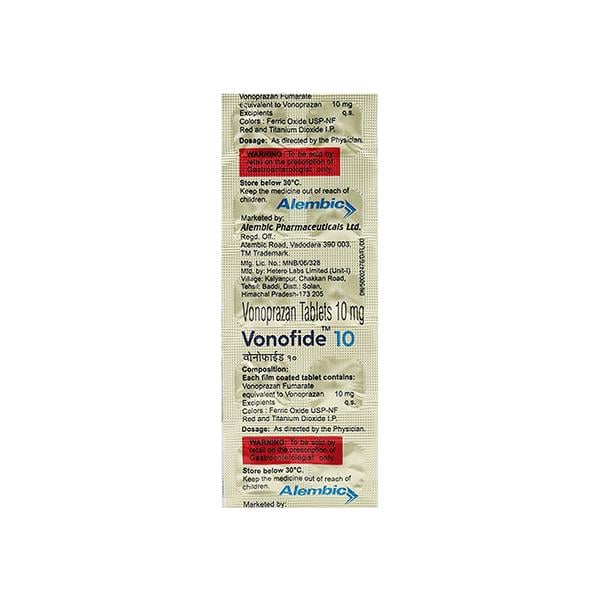 VONOFIDE 10 Tablet 10's