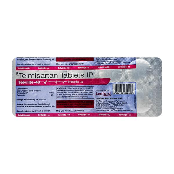 TELVILITE 40 Tablet 10's