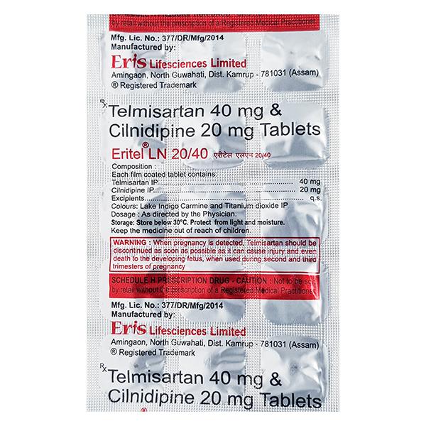 ERITEL LN 20/40 Tablet 15's