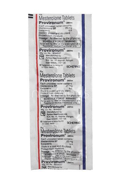 Provironum 25mg Tablet 10'S