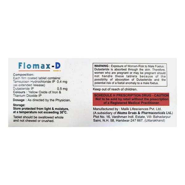 FLOMAX D Tablet 10's