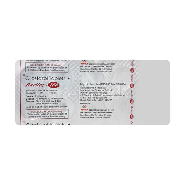 Raciloz 100mg Tablet 10'S