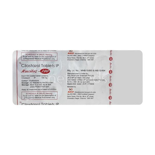 Raciloz 100mg Tablet 10'S