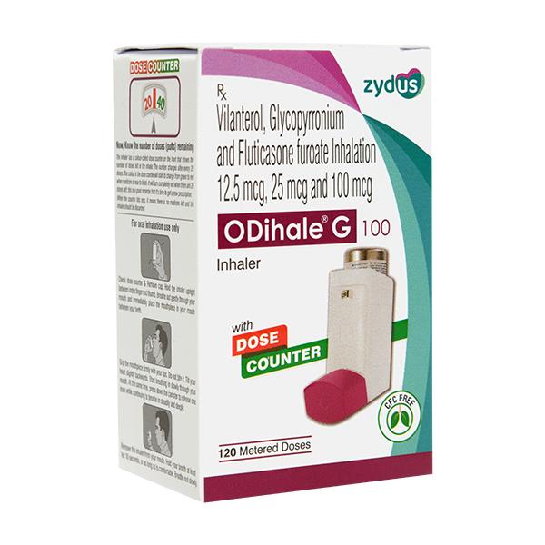 ODIHALE G 100 WITH DOSE COUNTER Inhaler 120md