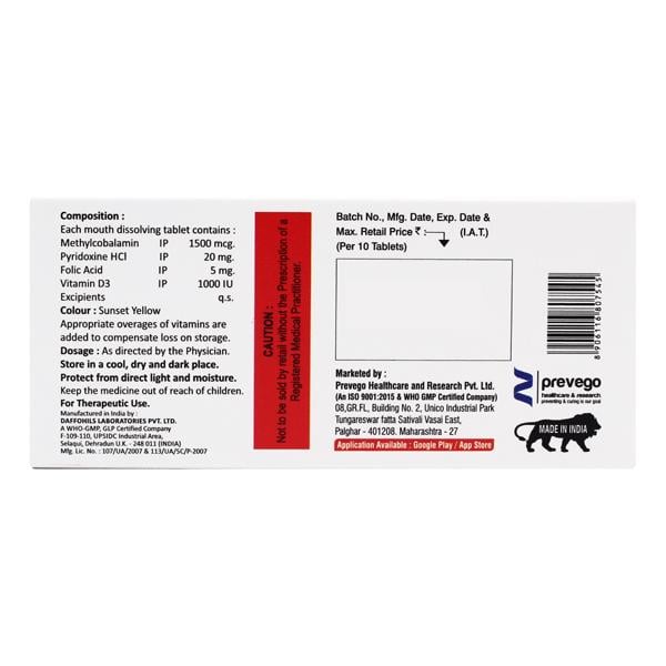 NEUROVEIN MD3 Tablet 10's