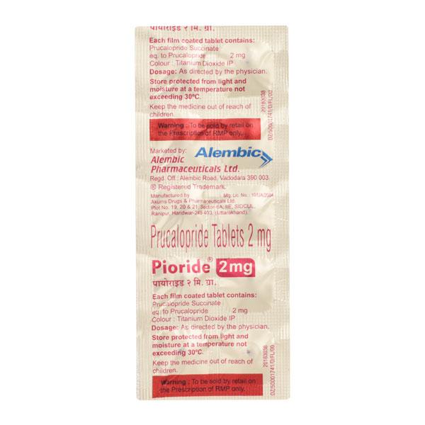 PIORIDE 2mg Tablet 10's