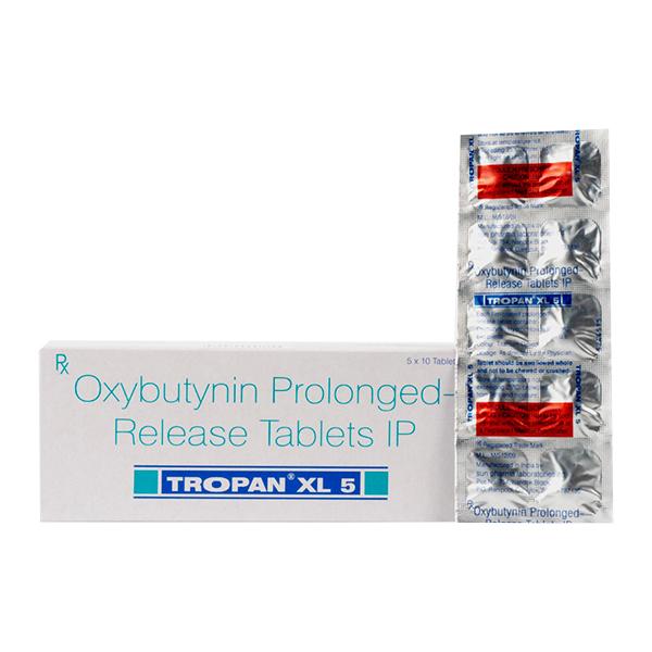 Tropan XL 5mg Tablet 10'S