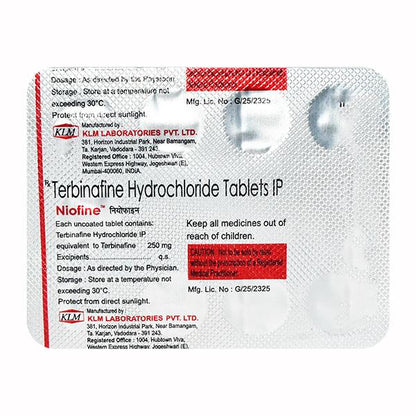 Niofine 250mg Tablet 7'S