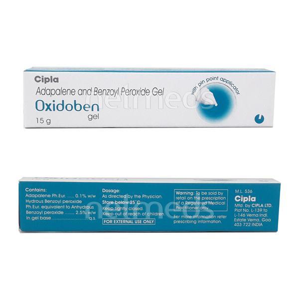Oxidoben Gel(Topical) 15gm