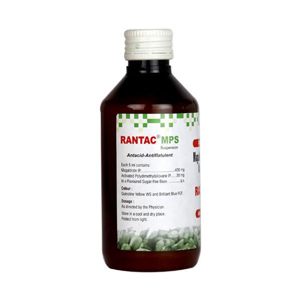 Rantac MPS Sugar Free Elaichi Taste Suspension 170ml