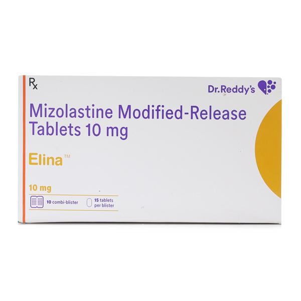 Elina 10mg Tablet 15'S