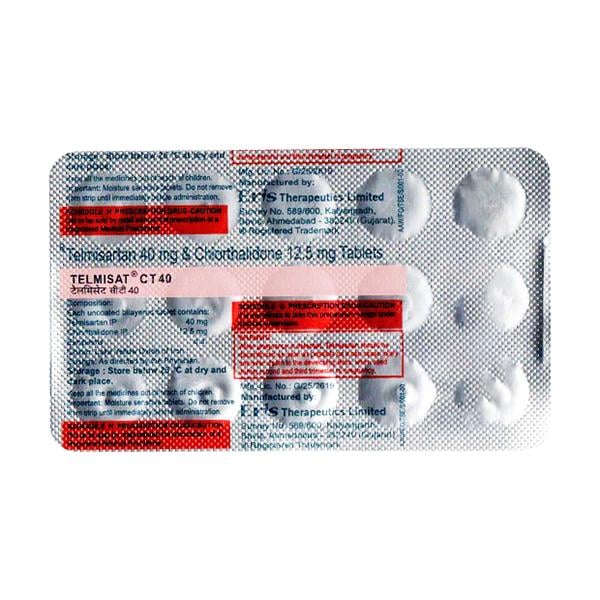 TELMISAT CT 40 Tablet 15's