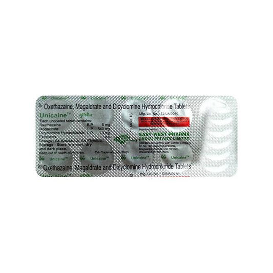 Unicaine Tablet 10'S