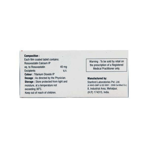 Roslaren 40mg Tablet 10'S