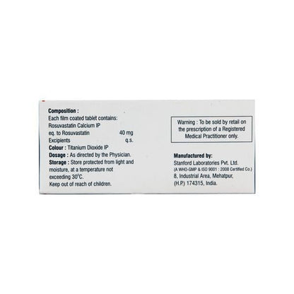 Roslaren 40mg Tablet 10'S