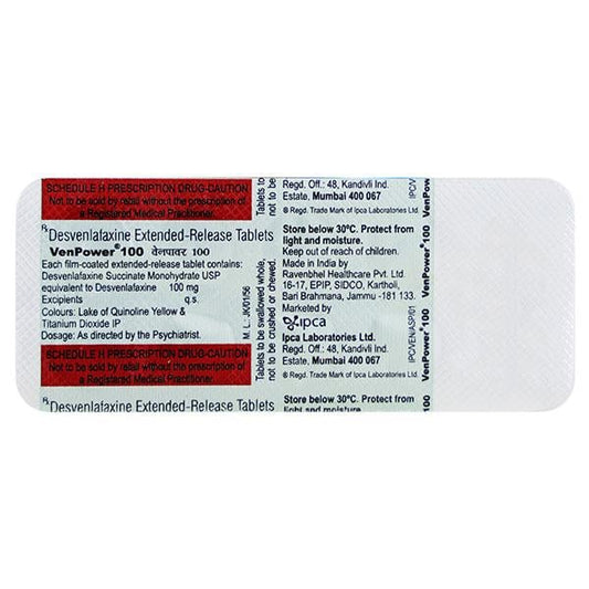 Venpower 100mg Tablet 10'S