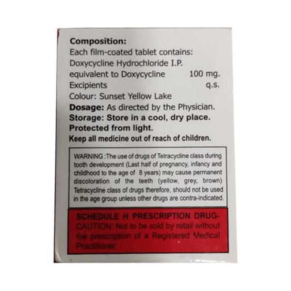 DOX 100 Tablet 8's