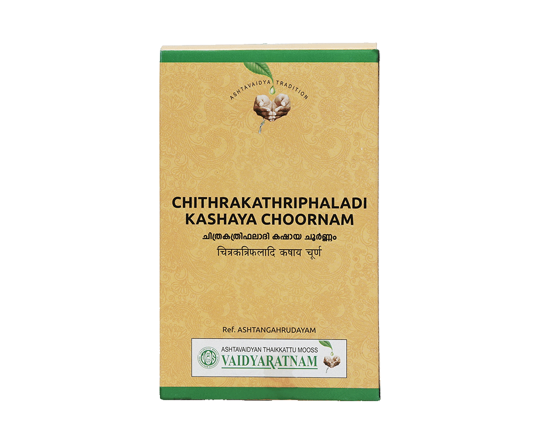 Chithrakathriphaladi Kashaya Choornam 100 g - Vaidyaratnam Ayurveda