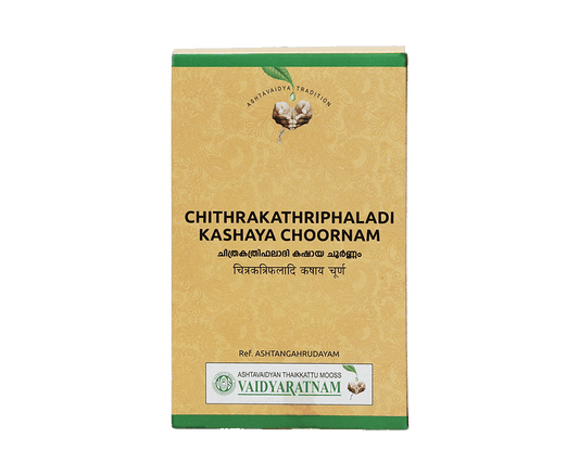 Chithrakathriphaladi Kashaya Choornam 100 g - Vaidyaratnam Ayurveda