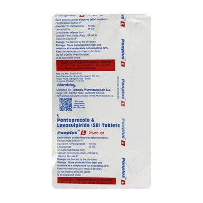 Panplus L Tablet 15'S