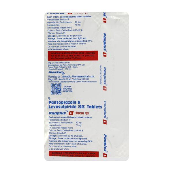 Panplus L Tablet 15'S