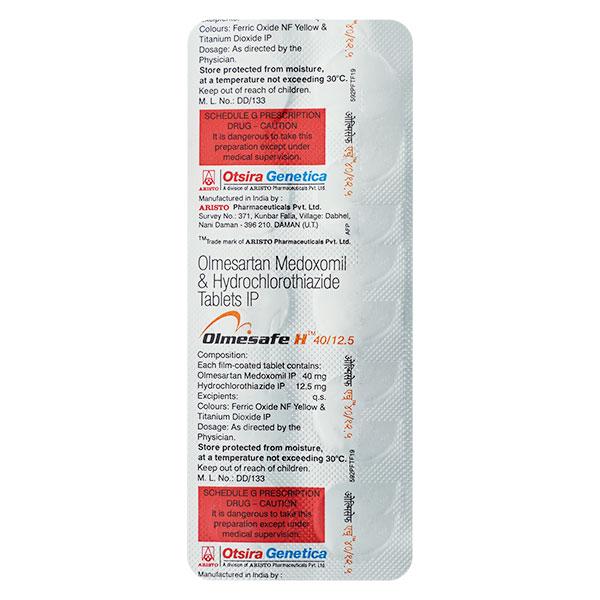 Olmesafe H 40/12.5mg Tablet 10'S
