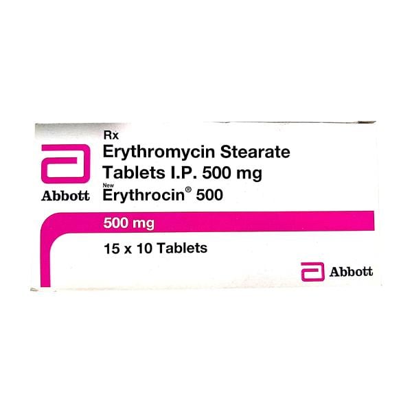 ERYTHROCIN NEW 500 Tablet 10's
