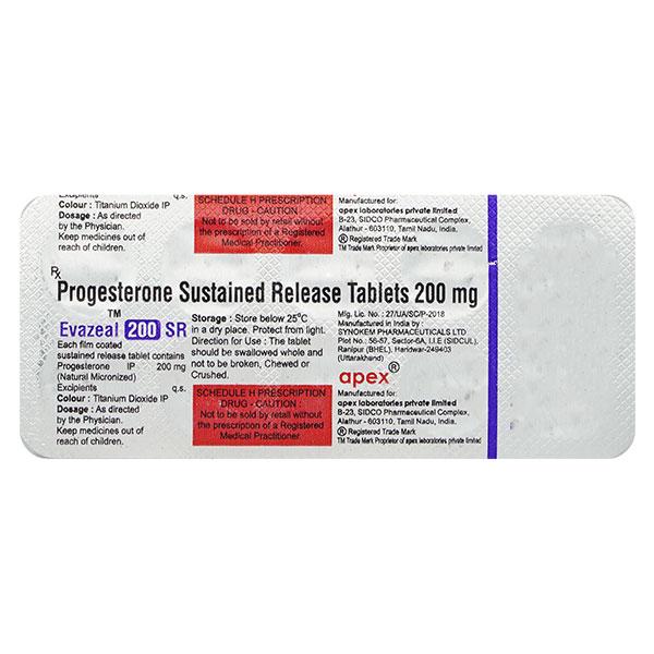 EVAZEAL SR 200mg Tablet 10's