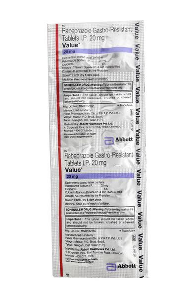 Value 20mg Tablet 10'S