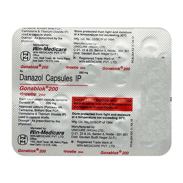 Gonablok 200mg Capsule 10'S
