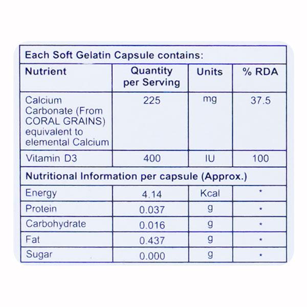 COECORAL D3 Capsule 15's