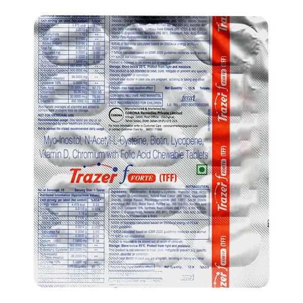 TRAZER F FORTE Tablet 15's