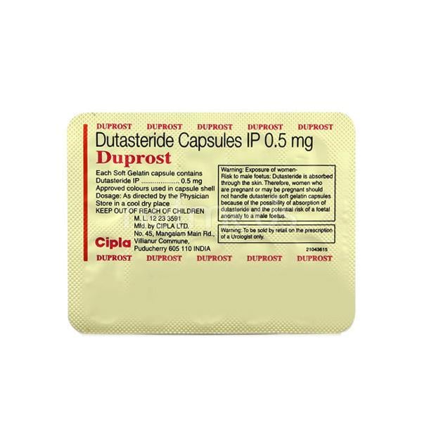 Duprost 0.5mg Capsule 10'S