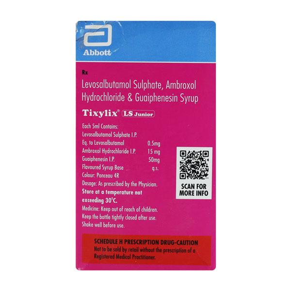 TIXYLIX LS JUNIOR CHERRY FLAVOUR Syrup 60ml