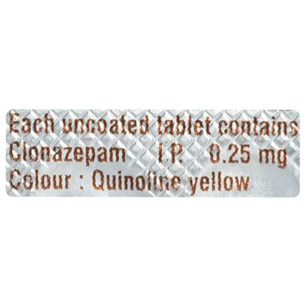 CNZEP 0.25mg Tablet 10's