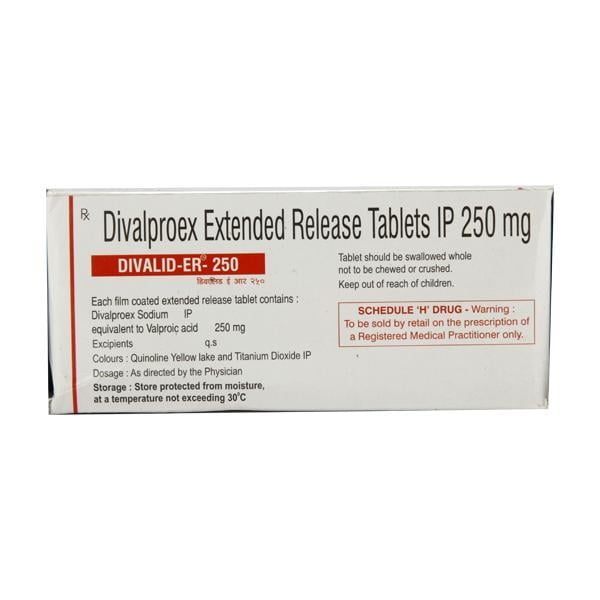 Divalid ER 250mg Tablet 10'S