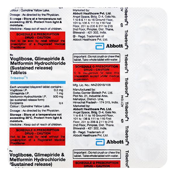 TRIBETROL 1mg Tablet 15's